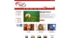 Desktop Screenshot of centerstagetickets.com